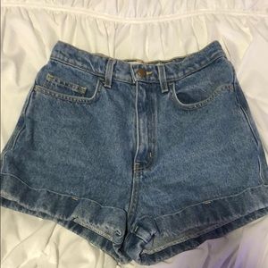 American Apparel Denim Shorts